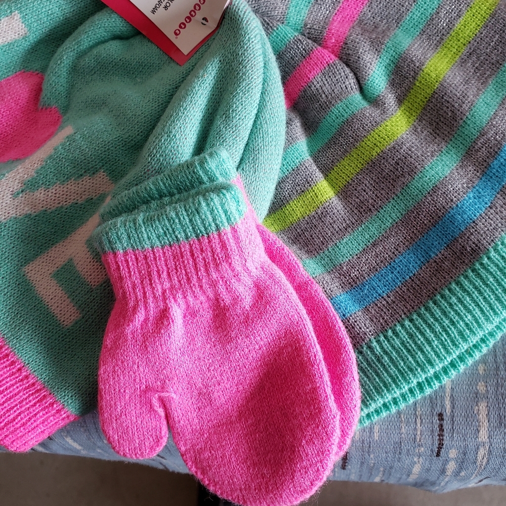 Infant hat set 2pc